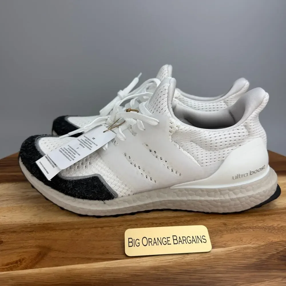 Adidas UltraBoost 1.0 Cloud White Core Black Running Shoes IH4927 Men's 9.5 NEW